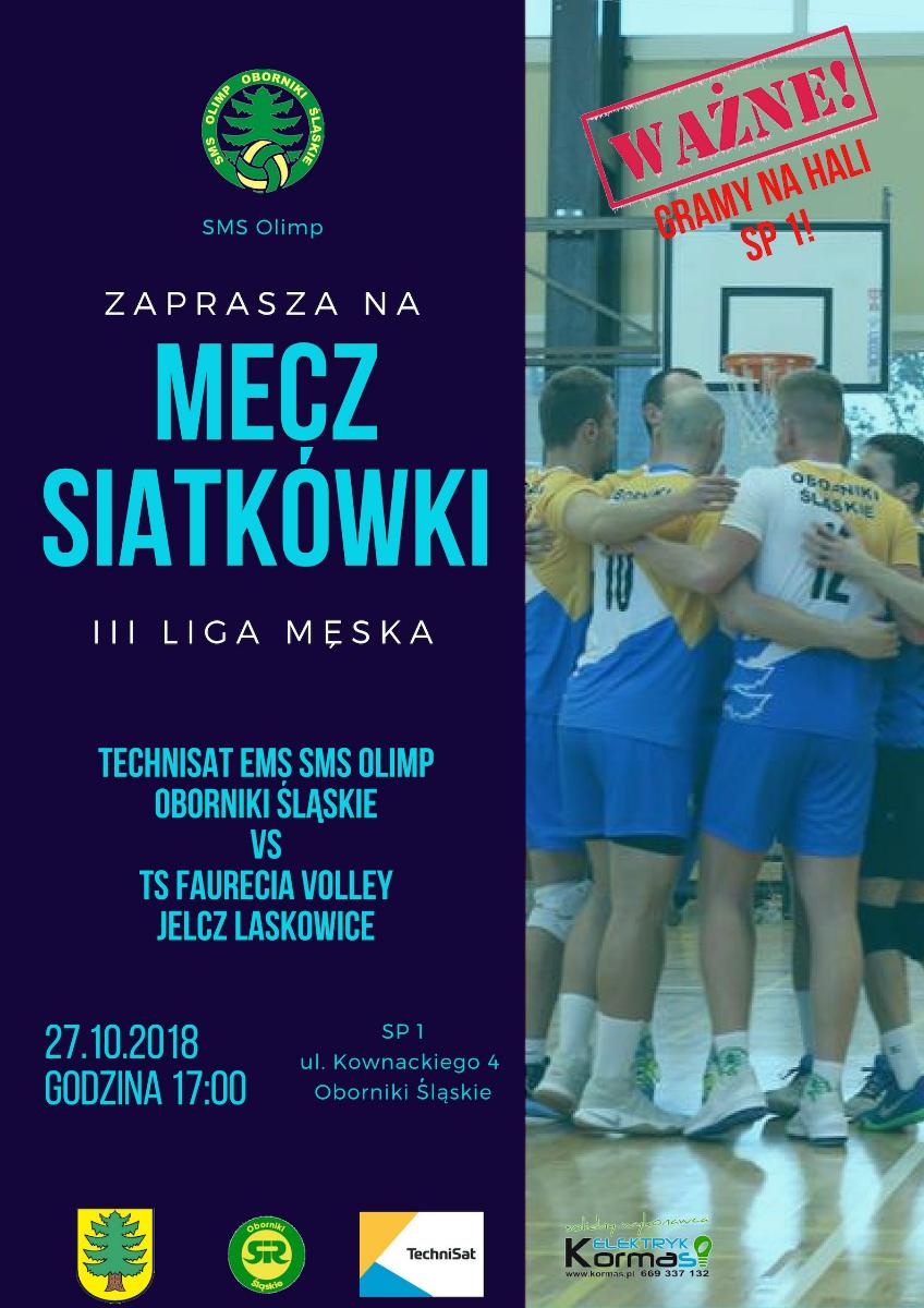 Już jutro siatkarze z Obornik Śl. zmierzą się z drużyną z Jelcza Laskowiec