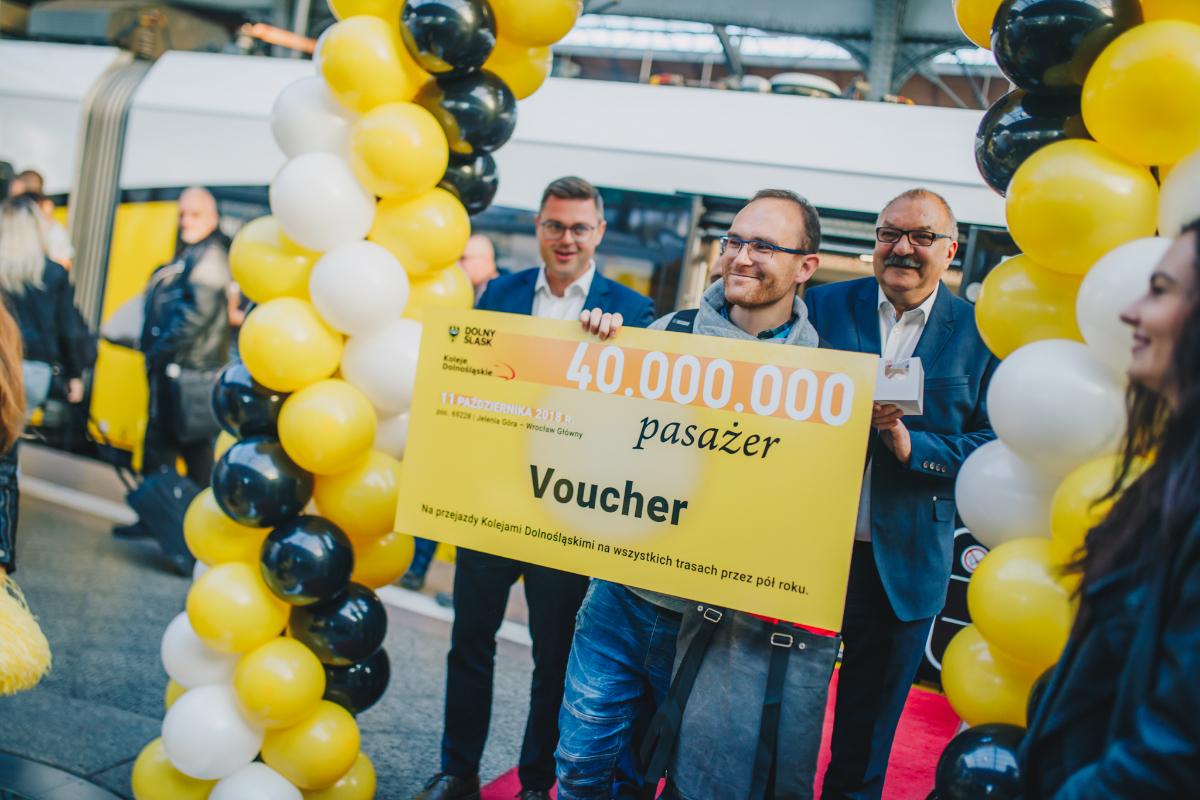 40 milionowy pasażer Kolei Dolnośląskich