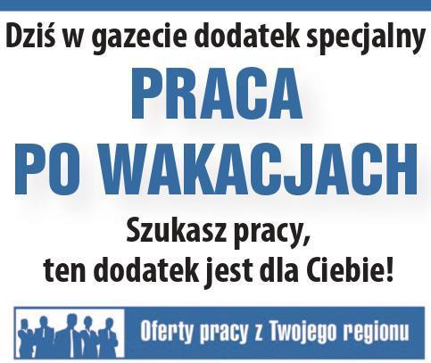 Dodatek Praca tylko z NOWą gazetą trzebnicką