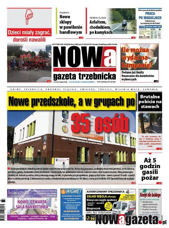 Już od dziś w sprzedaży 37/2016 numer NOWej gazety trzebnickiej