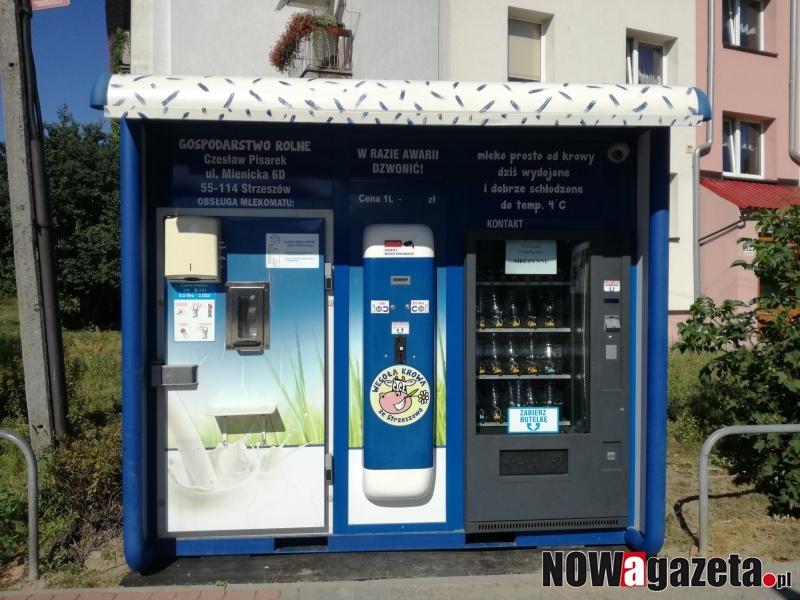 Świeże, od krowy i prosto z... Mlekomatu