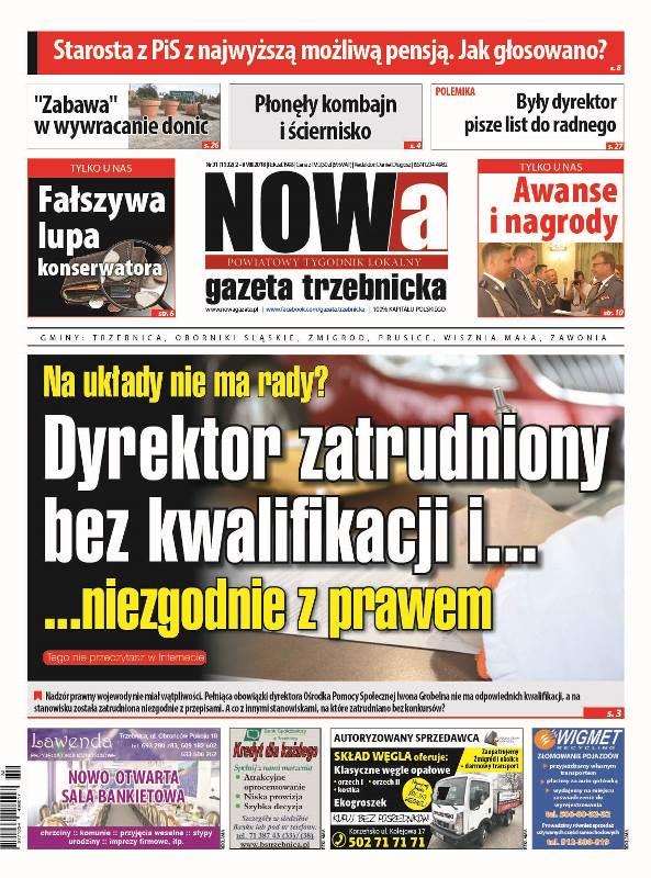 Już od dziś w sprzedaży 31/2018 numer NOWej gazety trzebnickiej