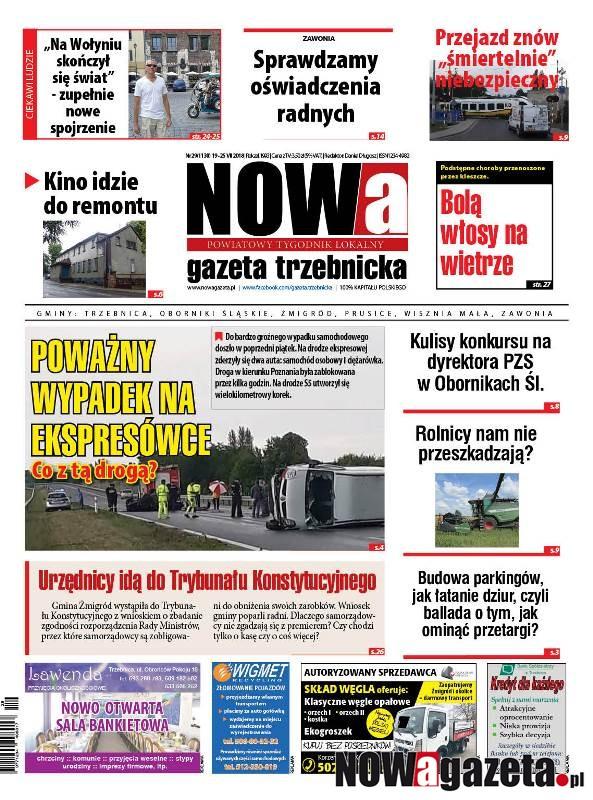 Już od dziś w sprzedaży 29/2018 numer NOWej gazety trzebnickiej
