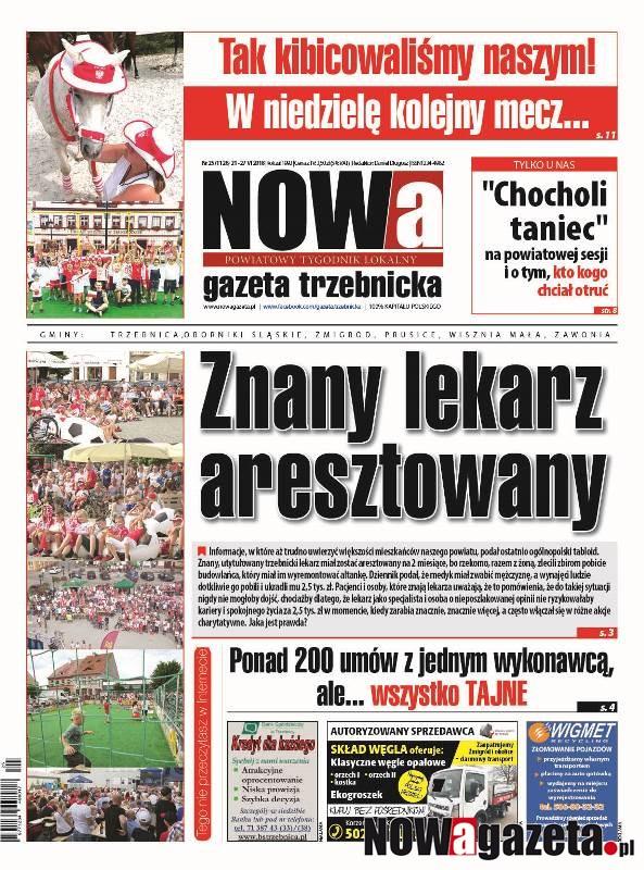 Już od dziś w sprzedaży 25/2018 numer NOWej gazety trzebnickiej