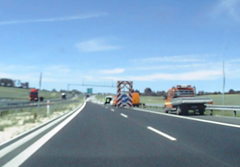Zwolnijcie na S5 przy węźle Trzebnica
