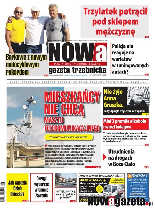 Już od dziś w sprzedaży 22/2018 numer NOWej gazety trzebnickiej