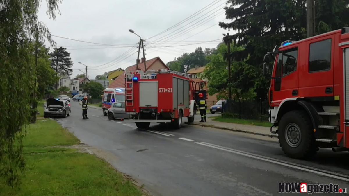 Uważajcie na utrudnienia. Kolizja w Trzebnicy.