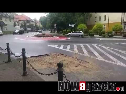 Uważajcie na zjeździe z ronda w Trzebnicy! [FILM]