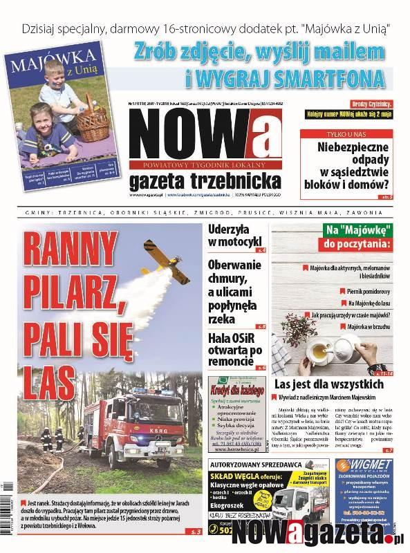 Już od dziś w sprzedaży 17/2018 numer NOWej gazety trzebnickiej