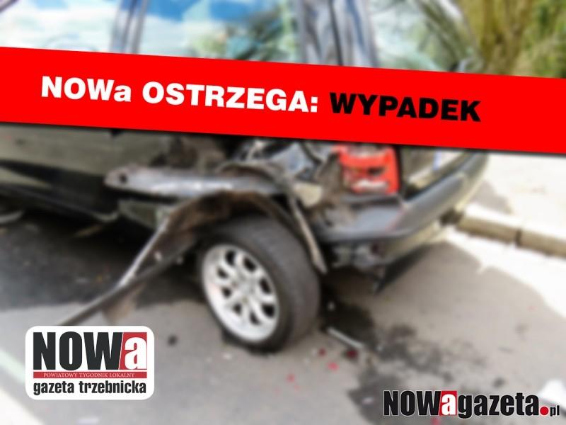 Uwaga wypadek na trasie Oborniki Śl. - Wrocław