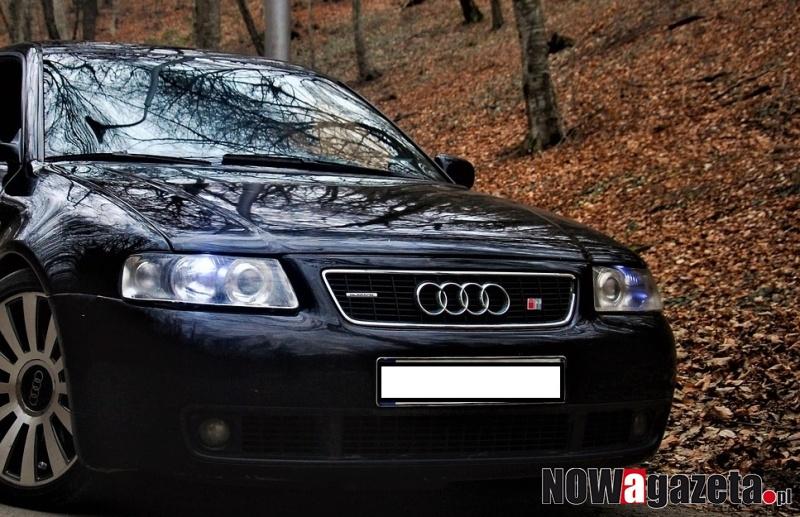 Kierowca audi wypadł z drogi i dachował