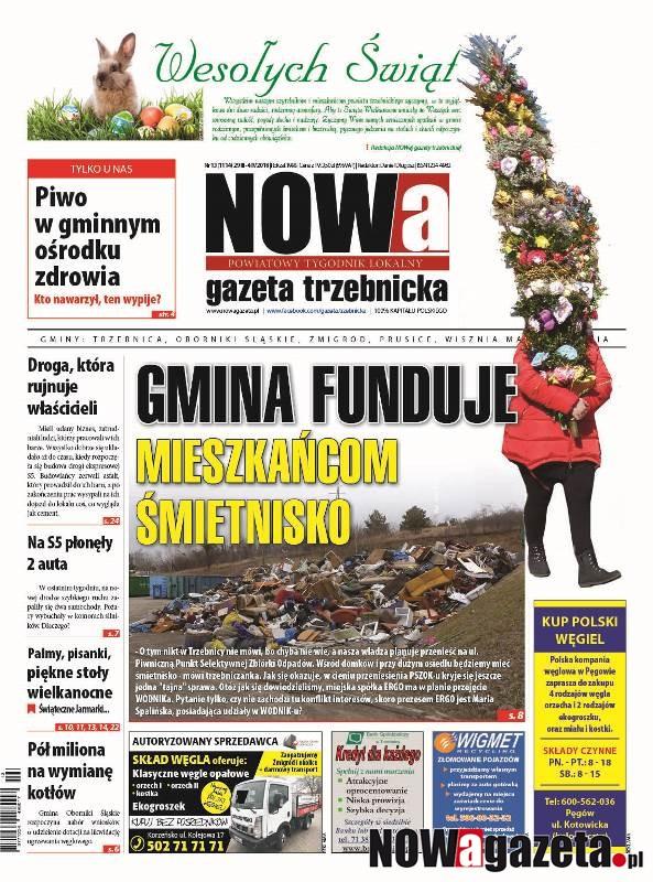 Już w sprzedaży 13/2018 numer NOWej gazety trzebnickiej