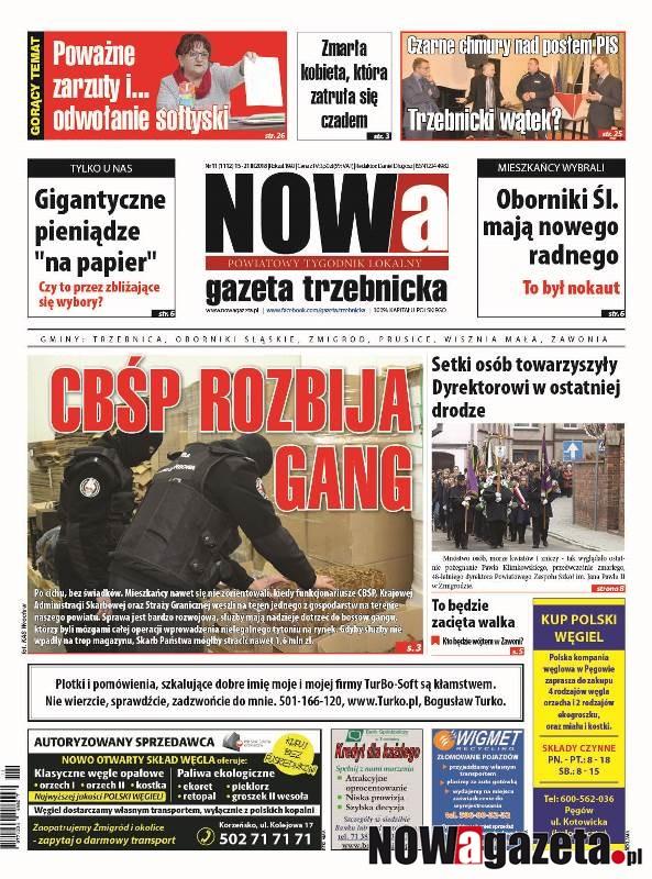 Już jutro ukaże się 11/2018 numer NOWej gazety trzebnickiej