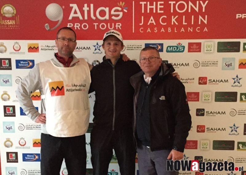 Mateusz Gradecki w czołówce turnieju Pro Golf Tour w Casablance