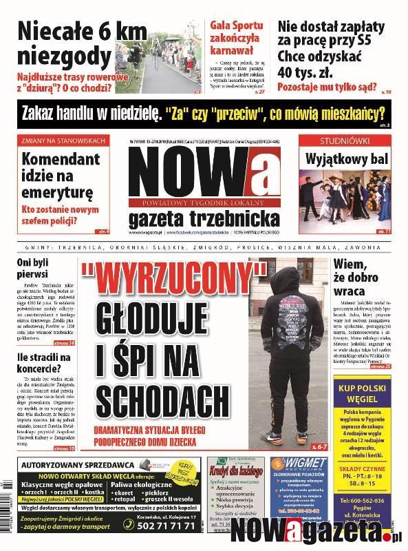 Już jutro ukaże się 7/2018 numer NOWej gazety trzebnickiej. Polecamy!