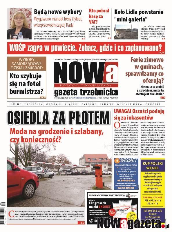 Już jutro w sprzedaży 2/2018 numer NOWej gazety trzebnickiej