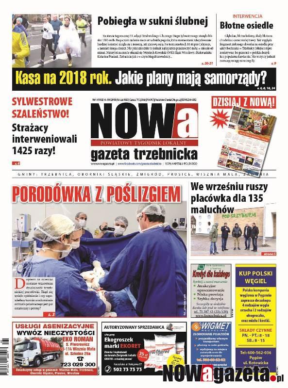 Już jutro ukaże się Pierwszy w tym roku numer NOWej gazety trzebnickiej