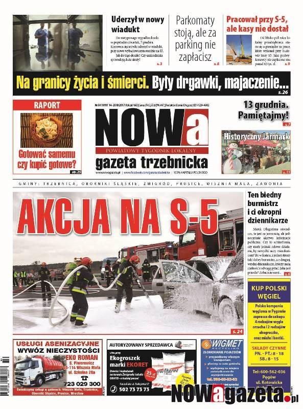 Już jutro ukaże się 50/2017 numer NOWej gazety trzebnickiej