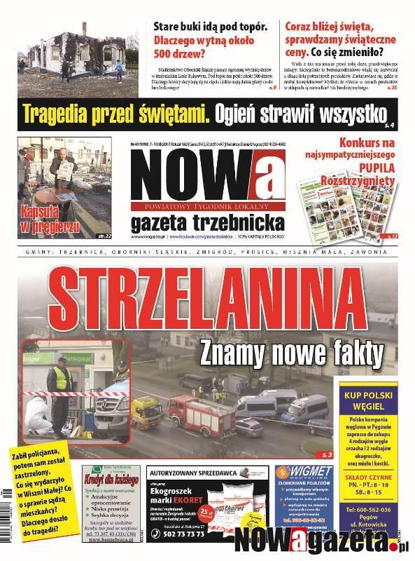 Już jutro ukaże się 49/2017 numer NOWej gazety trzebnickiej