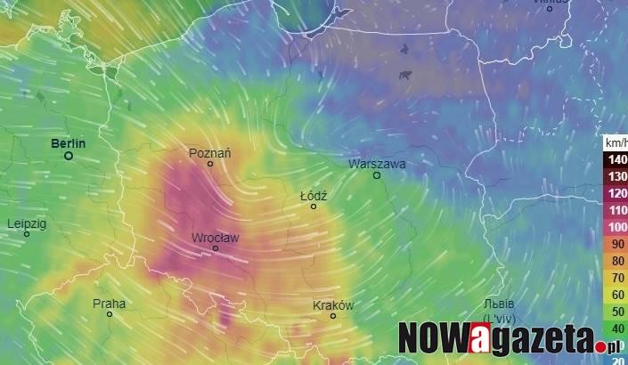 Nad powiat nadciąga silny orkan 