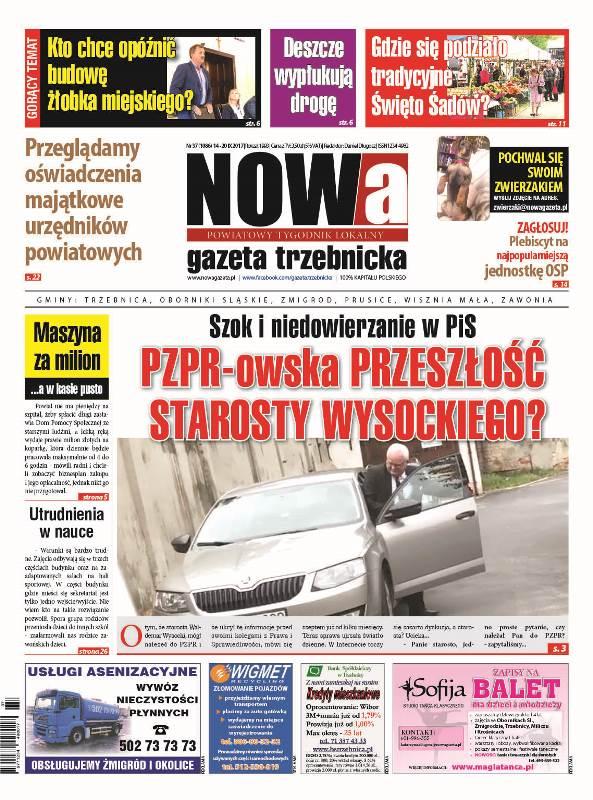 Już jutro ukaże się 37/2017 numer NOWej gazety trzebnickiej