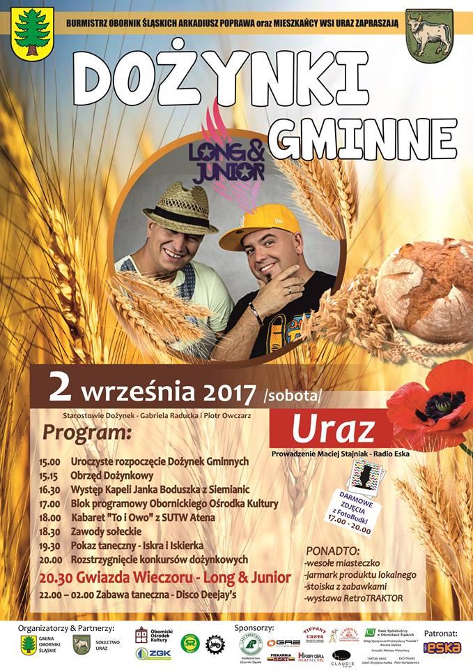 Dożynki Gminne w Urazie już w sobotę