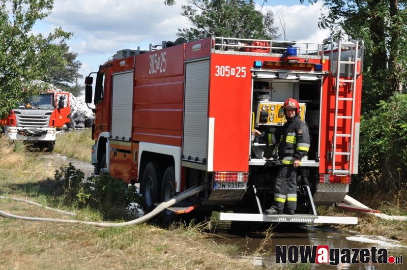Pożar na fermie indyków