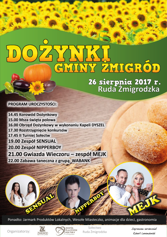 Dożynki już w tę sobotę!
