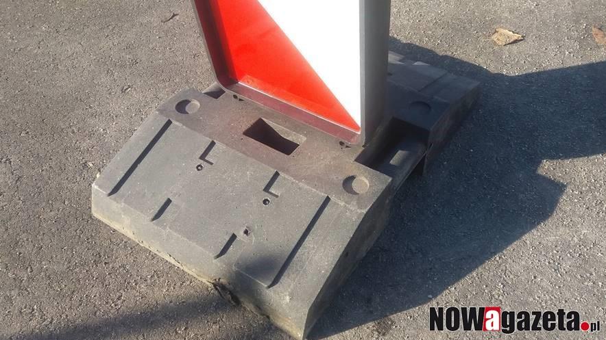 Najechał na 