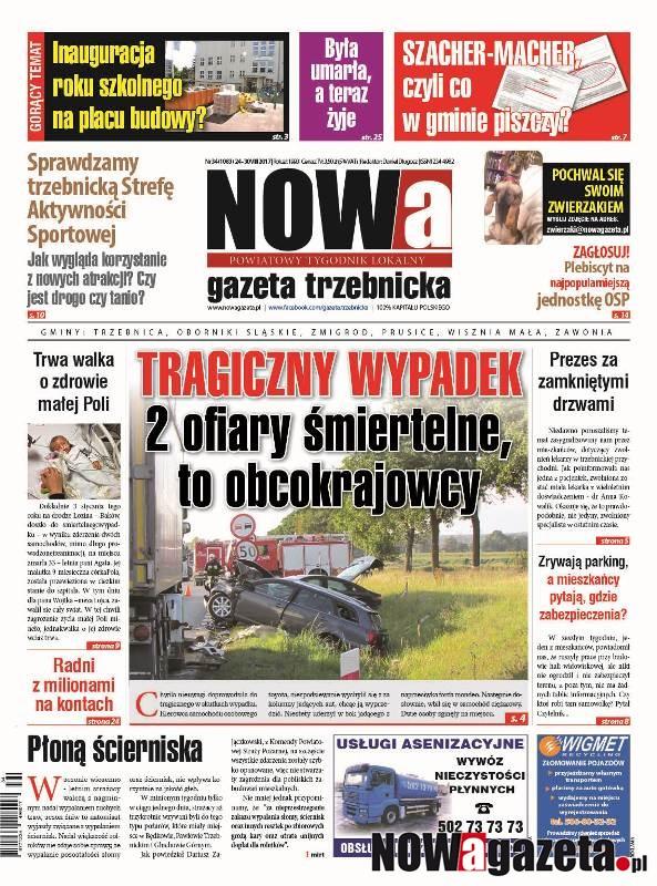 Już jutro ukaże się 34/2017 numer NOWej gazety trzebnickiej