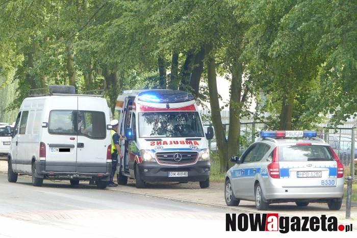 Cofał i potrącił rowerzystkę