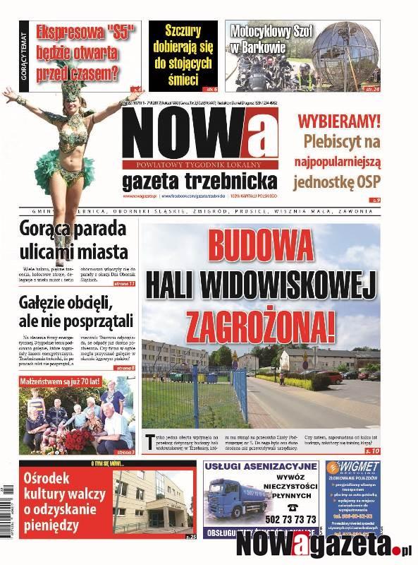 Od czwartku w sprzedaży 21/2017 numer NOWej gazety trzebnickiej