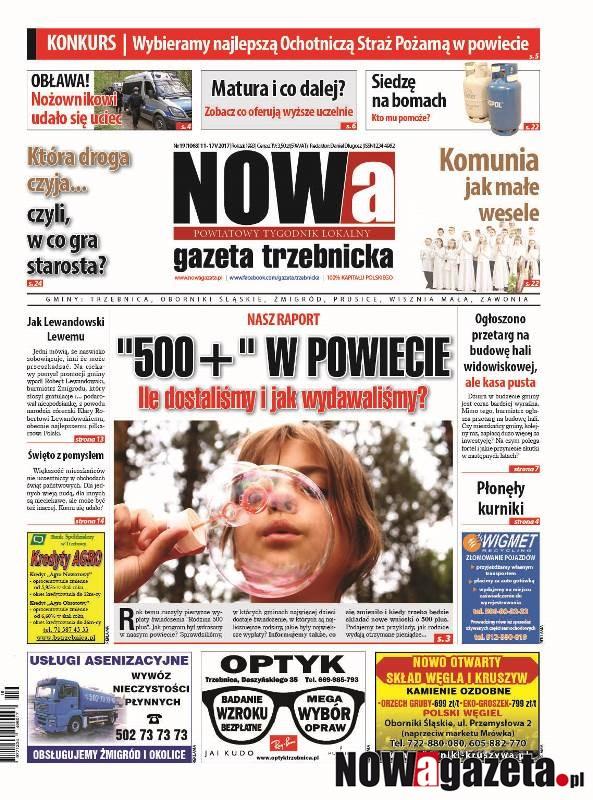Zawsze od czwartku aktualny numer NOWej gazety trzebnickiej