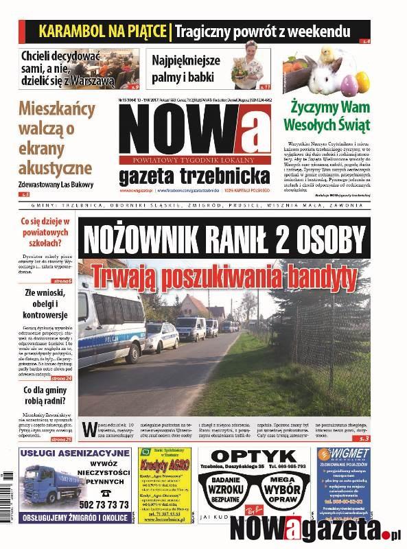 Już jutro ukaże się 15/2017 numer NOWej gazety trzebnickiej