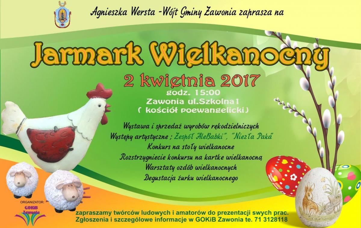 Już dzisiaj Jarmark Wielkanocny w Zawoni