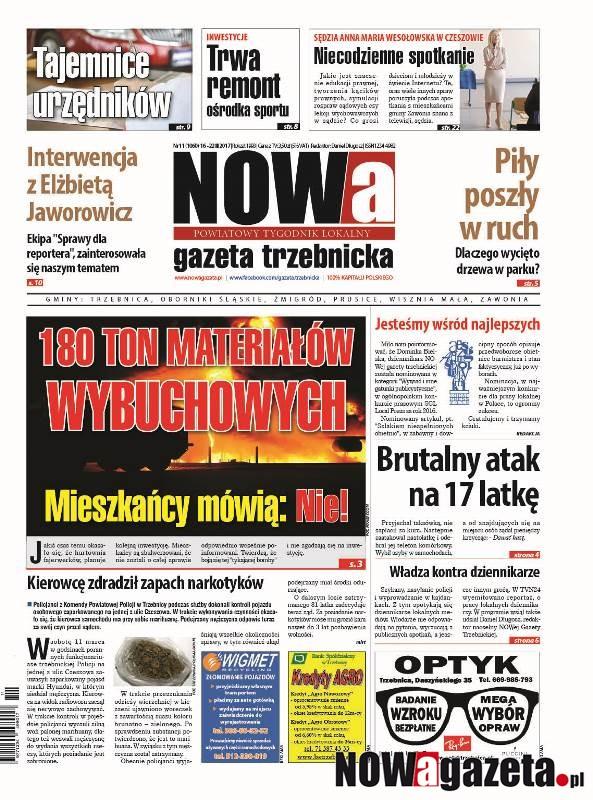 Już jutro ukaże się 11/2017 numer NOWej gazety trzebnickiej