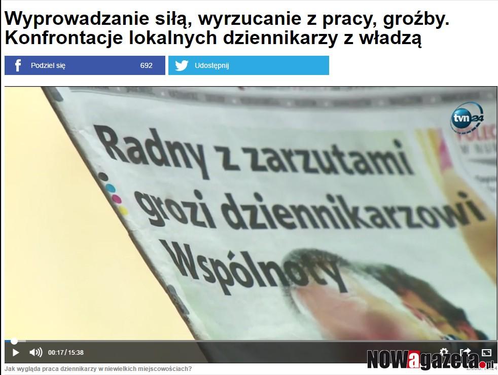 Dziennikarz NOWej gazety w 