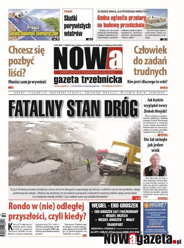 Już jutro ukaże się 10/2017 numer NOWej gazety trzebnickiej