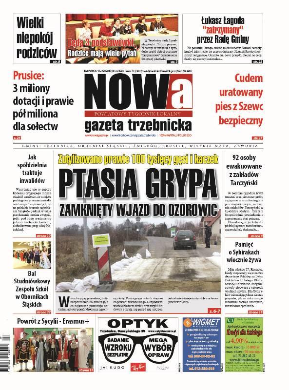 Już jutro ukaże się 07/2017 numer NOWej gazety trzebnickiej