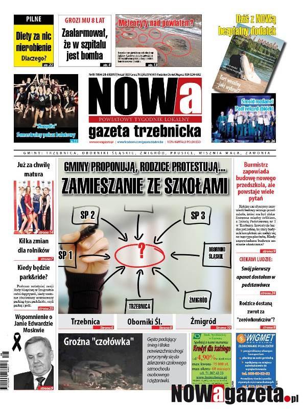 Już jutro ukaże się 5/2017 numer NOWej gazety trzebnickiej