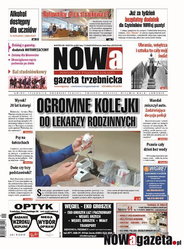 Już jutro ukaże się 4/2017 numer NOWej gazety trzebnickiej