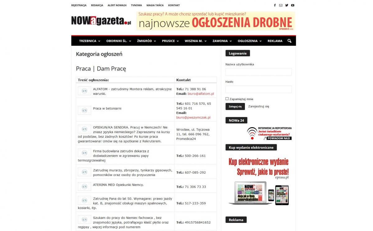 Szukacie pracy? Zobaczcie co oferuje powiatowy rynek