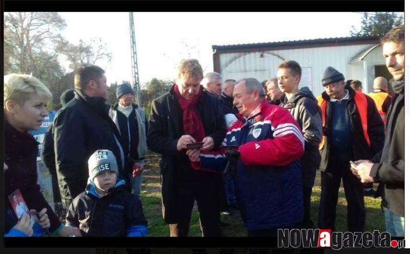 Zbigniew Boniek przyjechał do Skarszyna