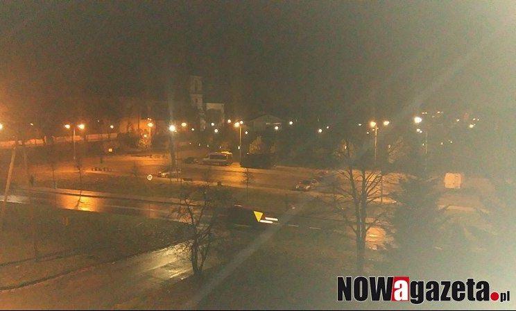 Nieoświetlony parking