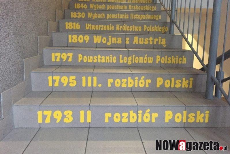 Szkolne schody, które uczą