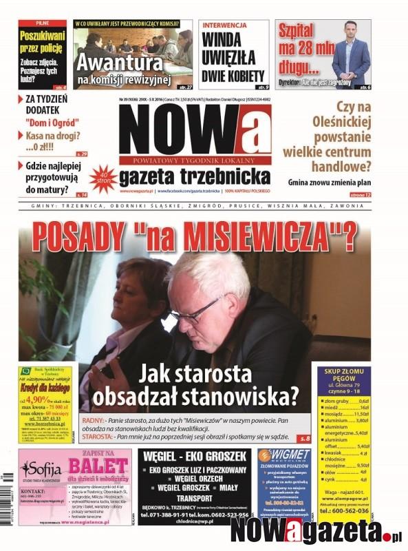 Już jutro ukaże się 39/2016 numer NOWej gazety trzebnickiej