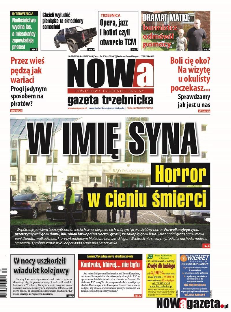 Już jutro ukaże się 31/2016 numer NOWej gazety trzebnickiej
