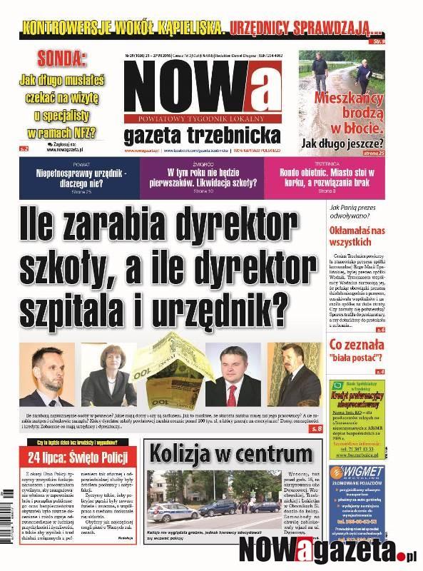 Już jutro ukaże się 29/2016 numer NOWej gazety trzebnickiej