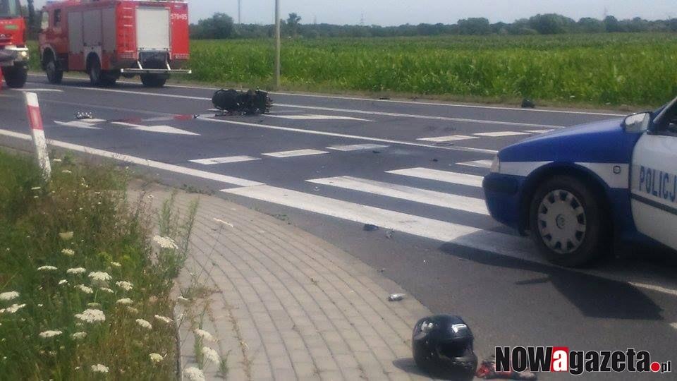 Wypadek na obwodnicy Żmigrodu. Ruch odbywa się przez centrum miasta