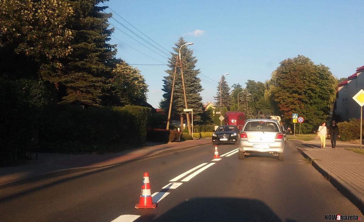 Odświeżyli linie na drodze wojewódzkiej